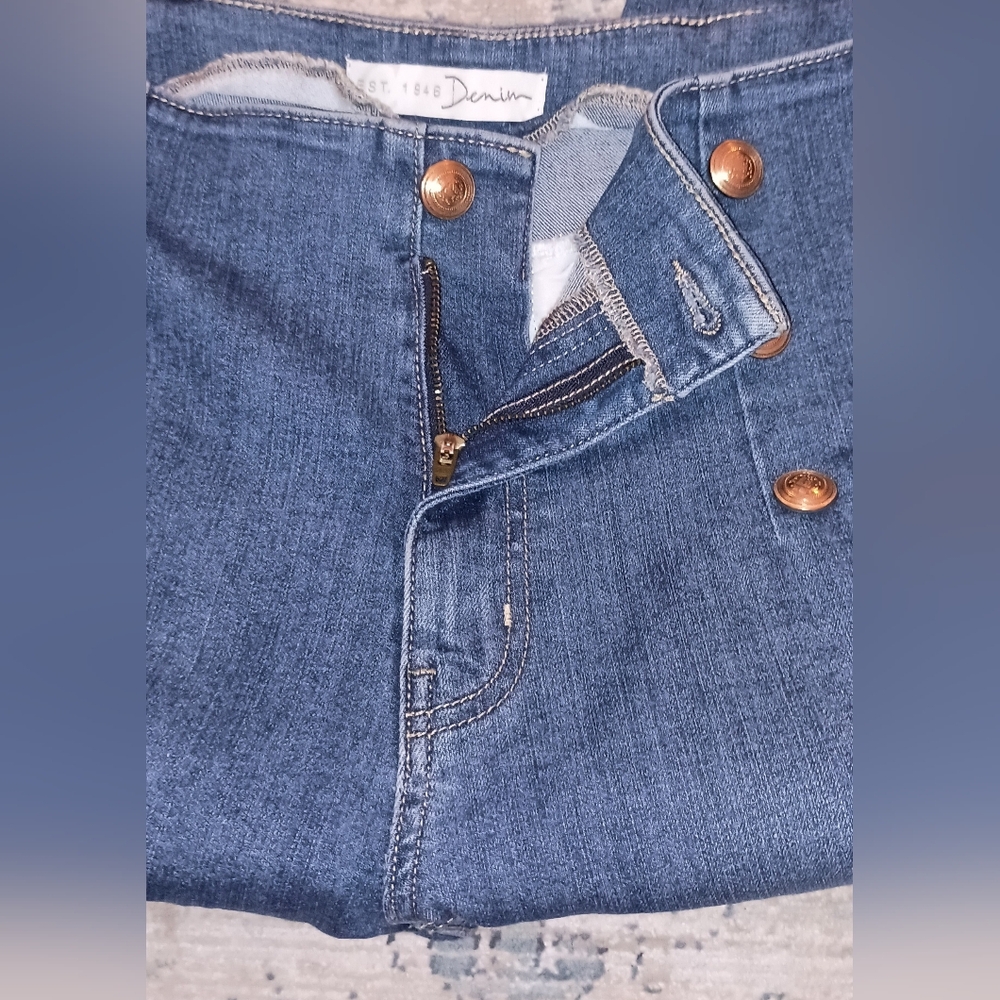 1946 Denim Brand Wide leg Women's Sailor jeans 14 - Picture 4 of 9
